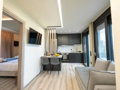 Küche und Essbereich