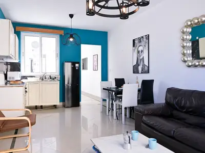 Küche und Essbereich