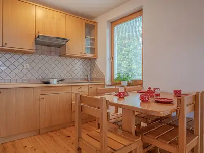 Küche und Essbereich