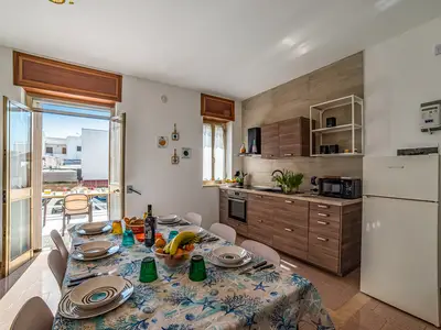 Küche und Essbereich