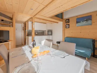 Küche und Essbereich