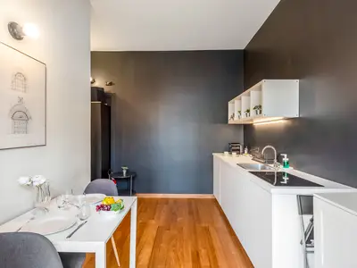 Küche und Essbereich