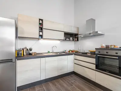 Küche und Essbereich