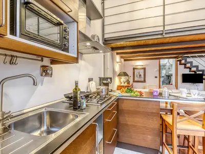 Küche und Essbereich