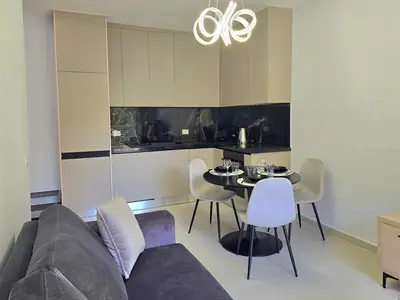 Küche und Essbereich