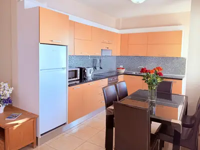 Küche und Essbereich