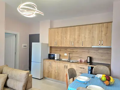 Küche und Essbereich