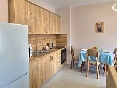 Küche und Essbereich