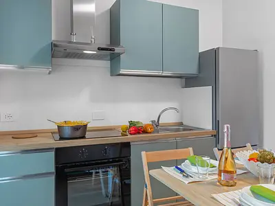 Küche und Essbereich