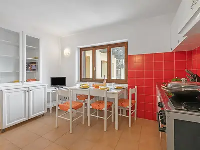 Küche und Essbereich