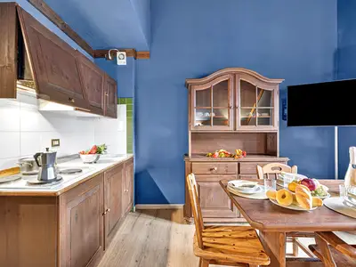 Küche und Essbereich