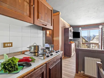 Küche und Essbereich