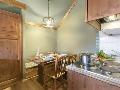 Küche und Essbereich