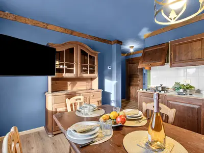 Küche und Essbereich