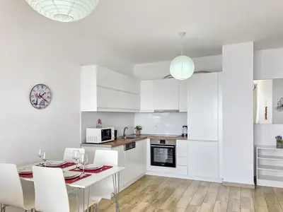 Küche und Essbereich