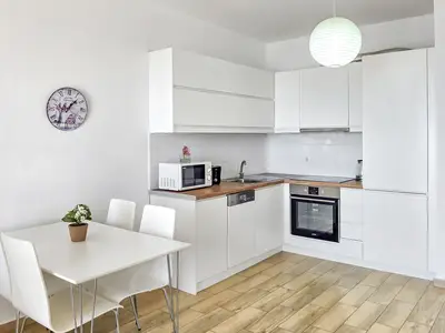 Küche und Essbereich