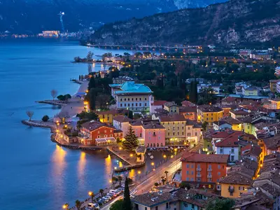 Torbole von oben gesehen