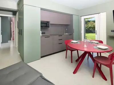 Küche und Essbereich