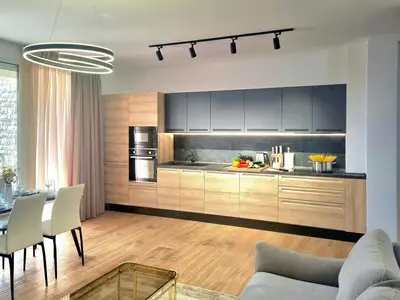 Küche und Essbereich