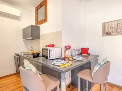 Küche und Essbereich