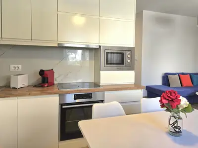 Küche und Essbereich