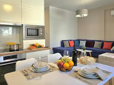 Küche und Essbereich