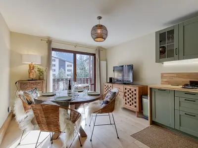 Küche und Essbereich