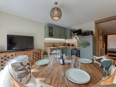 Küche und Essbereich