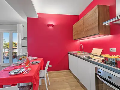 Küche und Essbereich