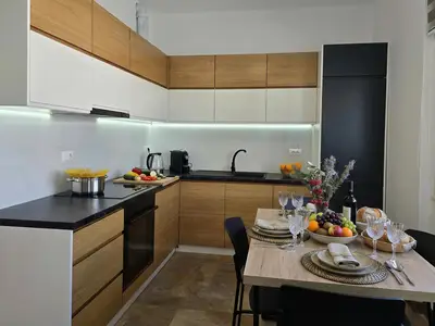 Küche und Essbereich