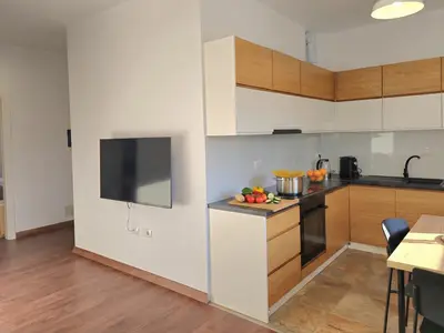 Küche und Essbereich