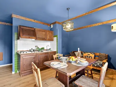 Küche und Essbereich