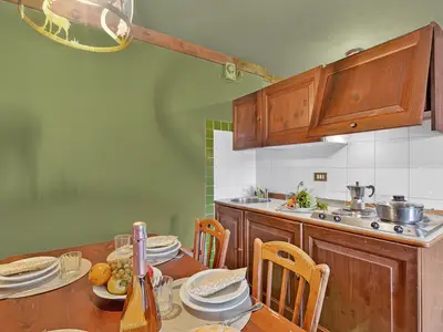 Küche und Essbereich