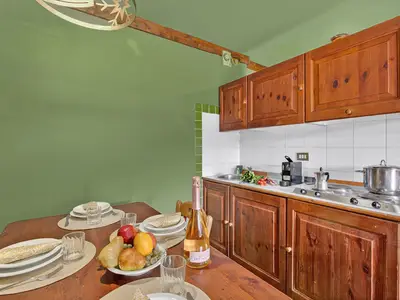 Küche und Essbereich