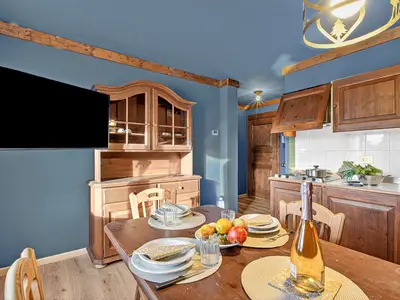 Küche und Essbereich