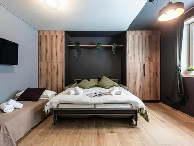 Schlafsofa (Schlafbereich für Studio)