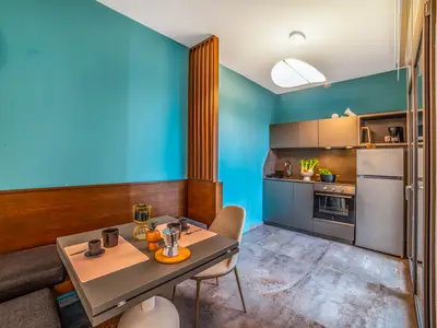 Küche und Essbereich