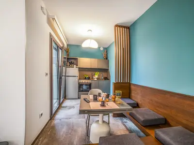 Küche und Essbereich