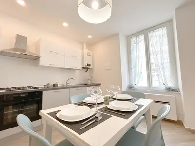 Küche und Essbereich