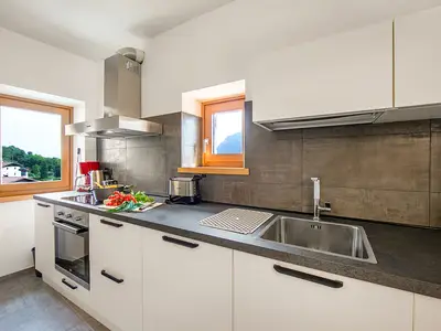 Voll ausgestattete Küche