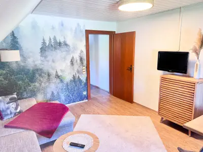 Wohnbereich Suit mit separatem Schlafzimmer