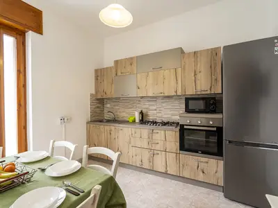 Küche und Essbereich