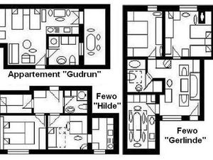 Appartement für 6 Personen (45 m&sup2;) in Usingen