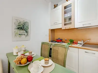 Küche und Essbereich