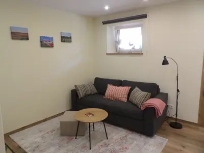 Wohnbereich mit dem Schlafsofa