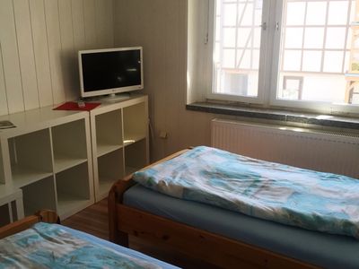 Schlafzimmer mit TV