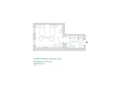 Appartement für 2 Personen in Wien 10/10