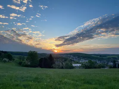Sonnenaufgang über Wilnsdorf