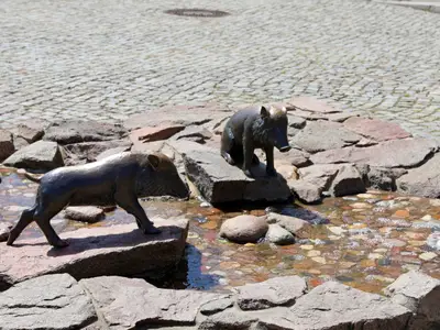 Umgebung - Brunnen auf dem Marktplatz