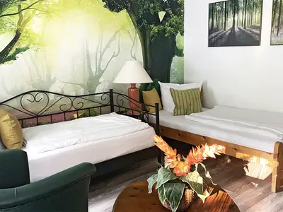 2-Raum-Appartement "Waldklang" schlafen